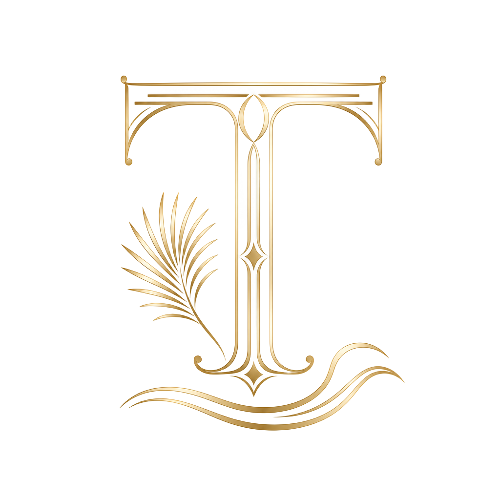 Tropez Casino gold monogram